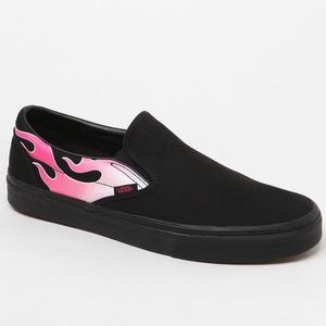pink flame vans